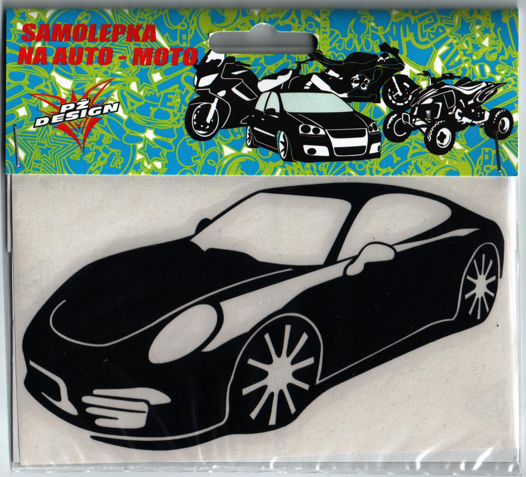 Samolepka v rozměru 15x8cm Porsche