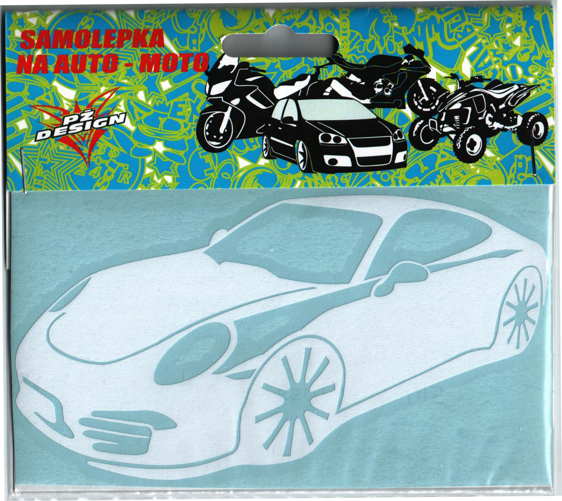 Samolepka v rozměru 15x8cm Porsche